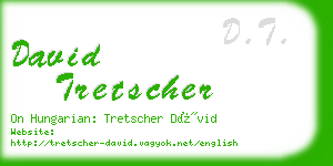 david tretscher business card